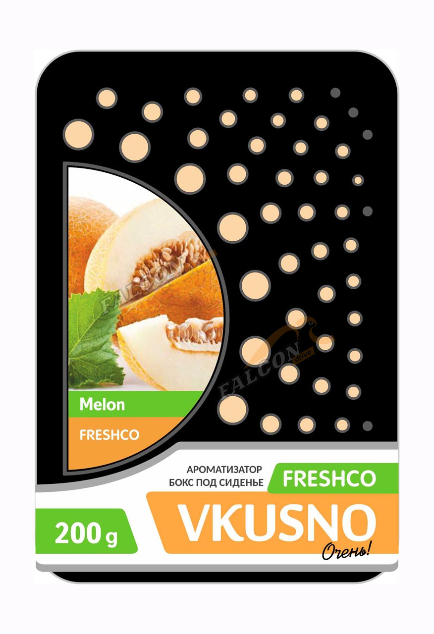 Ароматизатор под сиденье (FRESHCO) Vkusno "Дыня" AR4BX040