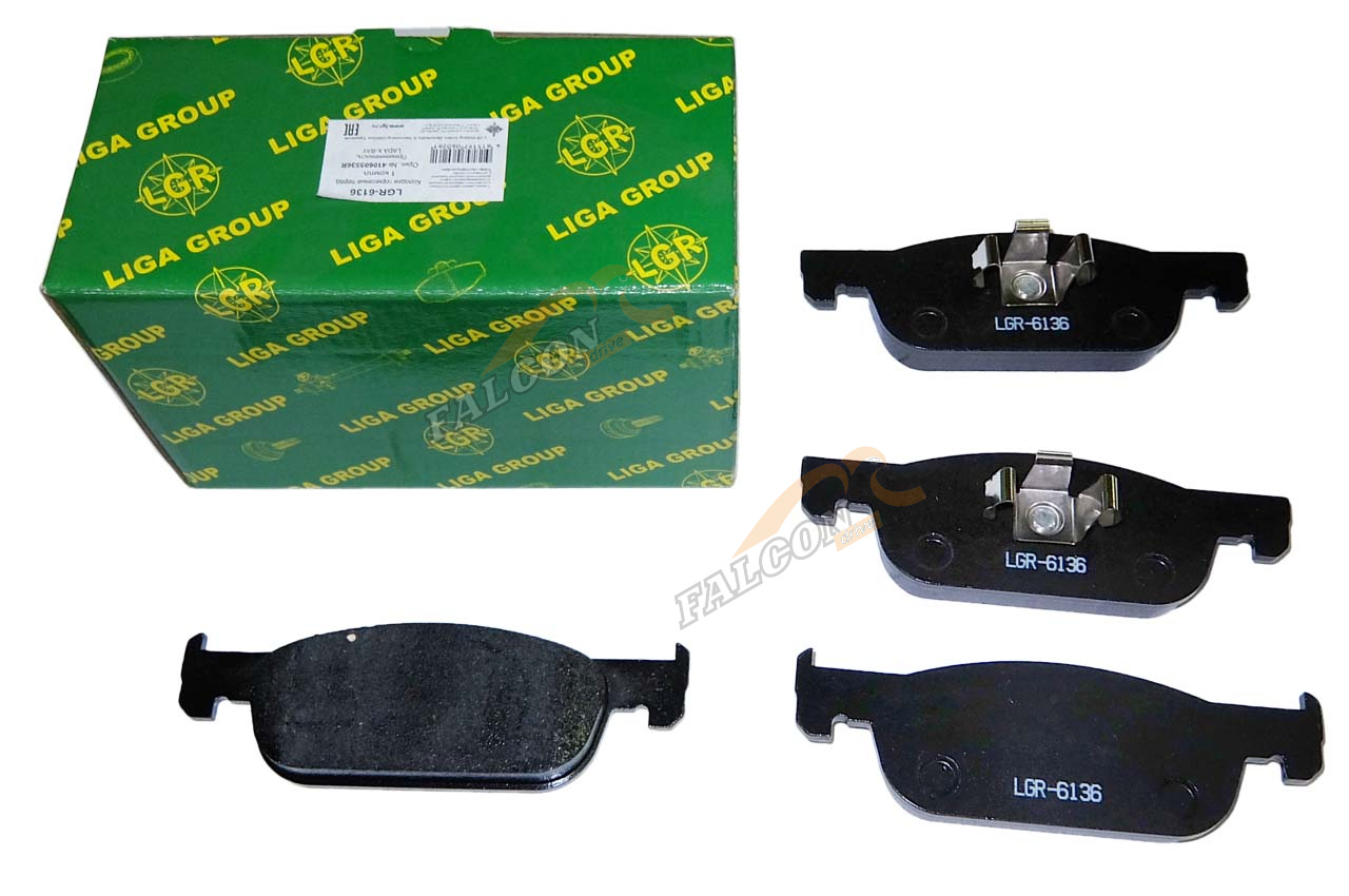 Колодка торм перед Лада XRAY (LGR) 155х49х17,5 LGR6136