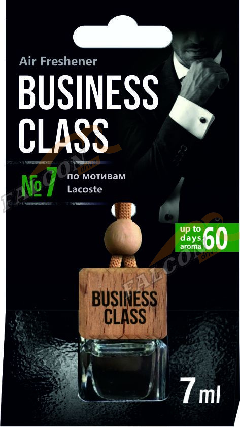Ароматизатор подвес жидкий (Business Class) №7 Lacoste бут. (дерево+стекло) 