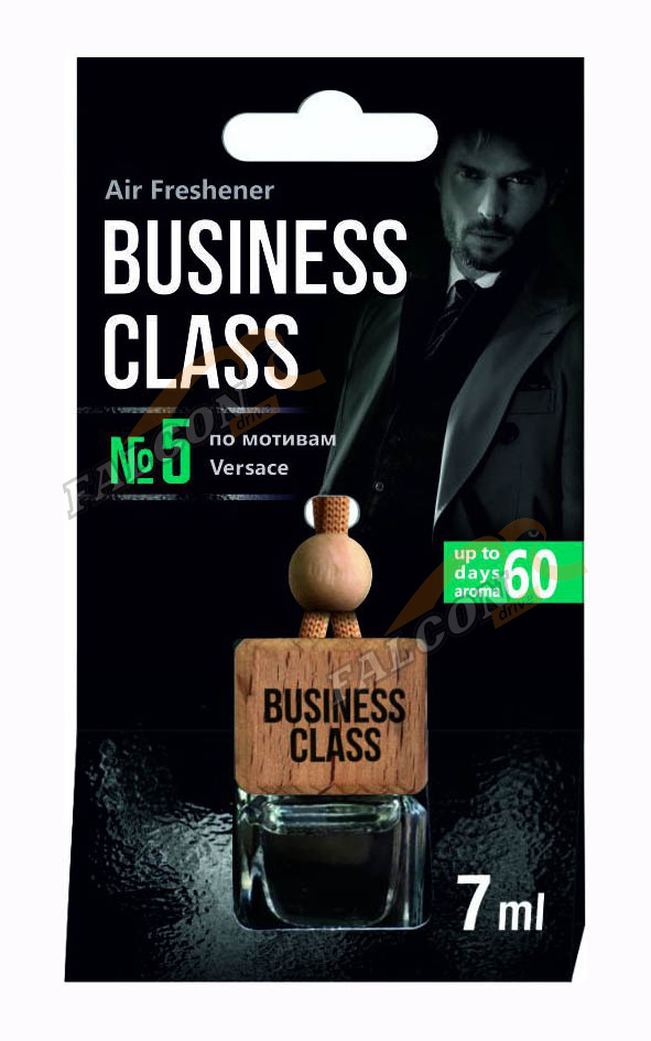 Ароматизатор подвес жидкий (Business Class) №5 Versace бут. (дерево+стекло) AR1BC005
