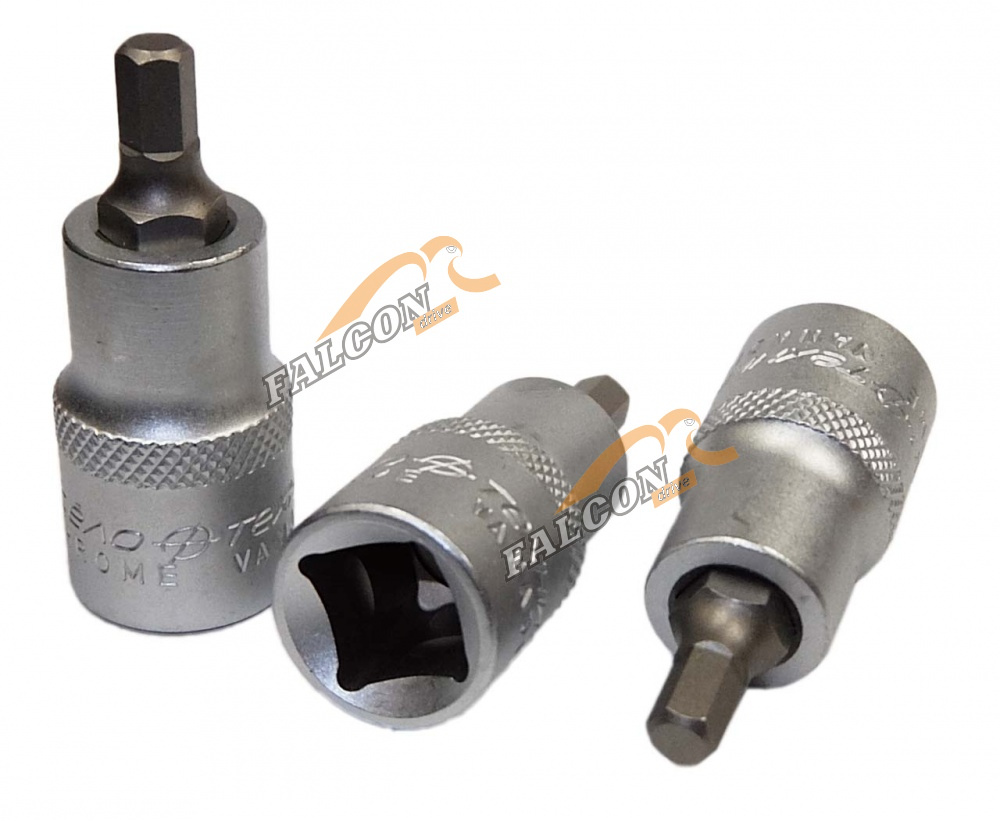 Головка со вставкой шестигр 6 мм 1/2" L 55мм (ДТ)