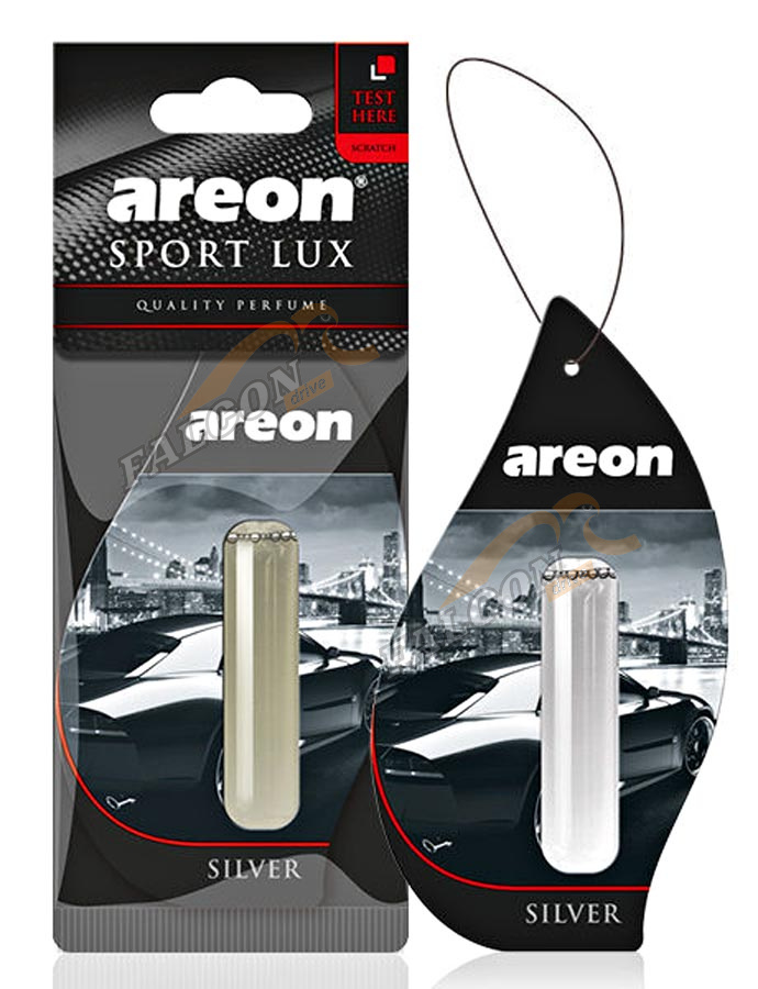 Ароматизатор подвес жидкий (AREON) Серебро LIQUID LUX 5ml  гелевый 704LX02