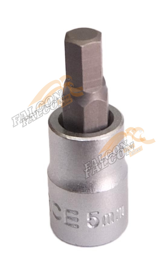 Головка со вставкой шестигр 5 мм 1/4" L 32 мм (Force) 3243205