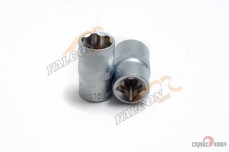 Головка *16 1/2" 6 гр (Сервис Ключ)