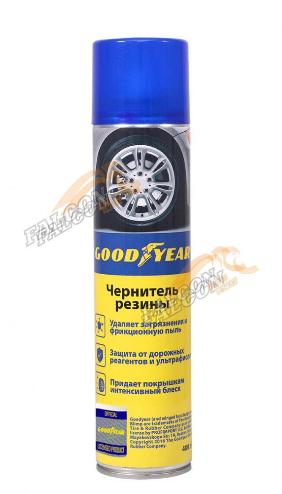 Реставратор покрышек 400 мл спрей (GoodYear) чернитель GY000700