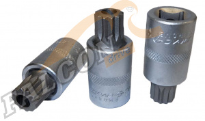 Головка со вставкой Spline M16 1/2" L 55мм (ДТ)