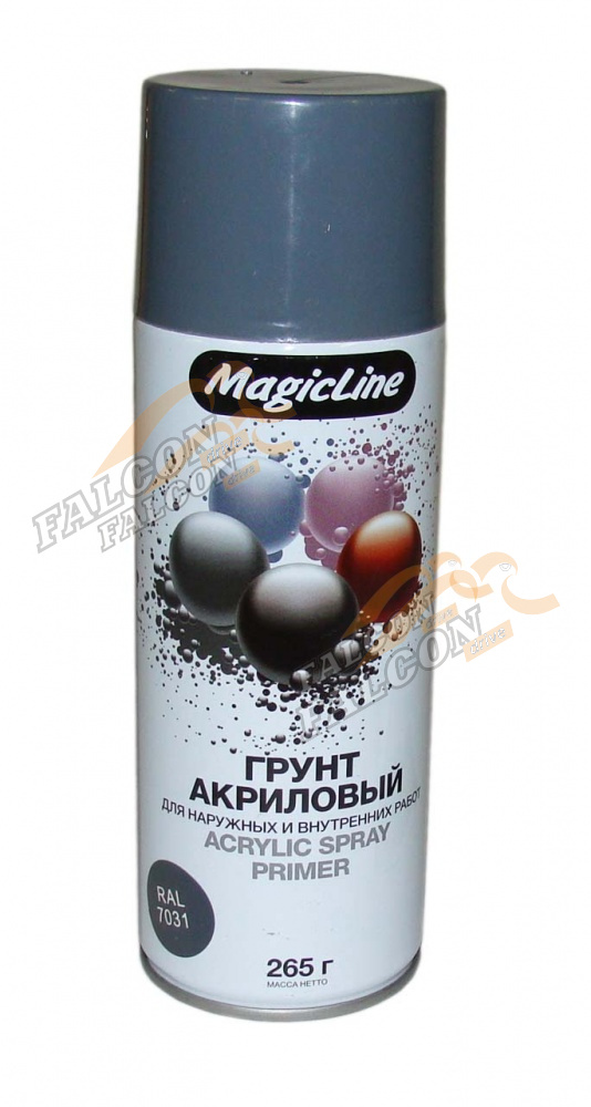 Грунт серый аэр 265мл (MagicLine) RAL 7031