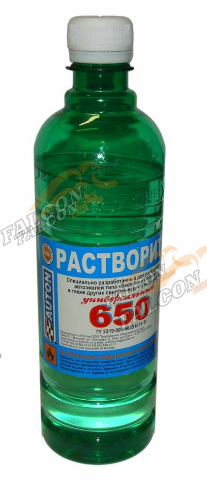 Растворитель 650  0,5л (АВТОН) улучш 