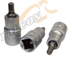 Головка со вставкой шестигр 9 мм 1/2" L 55мм (ДТ)