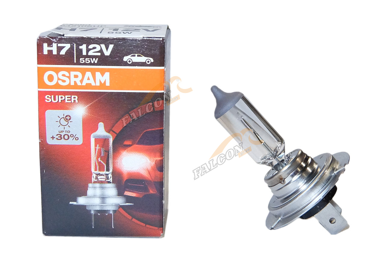 Лампа H7 галог 12V55W+30% (Osram) 64210SUP PX26d
