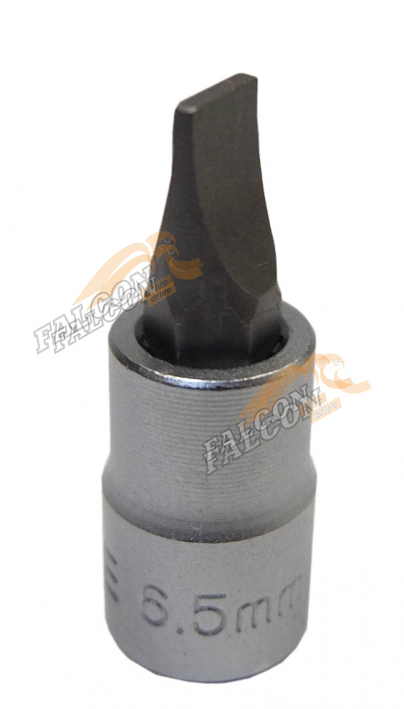 Головка со вставкой шлиц 6,5 мм 1/4" L=32 мм (Force) 32332065