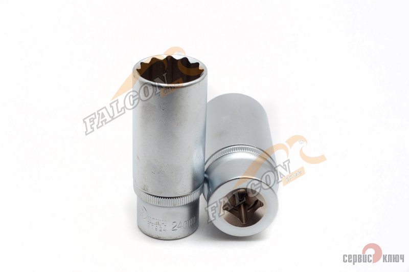 Головка *24 1/2" 12 гр (Сервис Ключ) удлин
