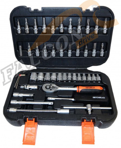 Головки набор 1/4" 6 гр 46 пр (АвтоДело) (13702) 39946