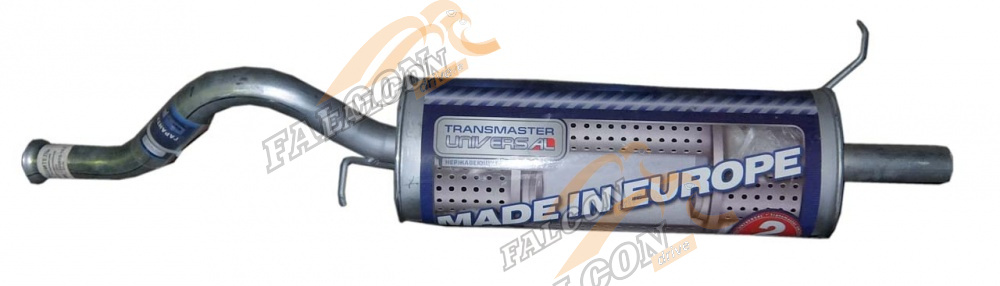 Глушитель ВАЗ-1119 Kalina (TRANSMASTER) хечбек алюмин (73098)