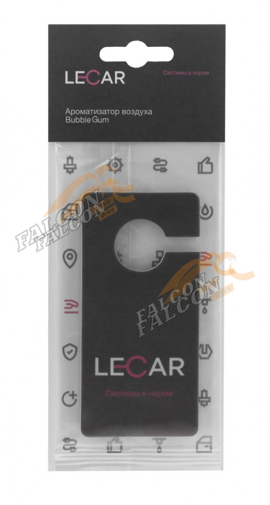 Ароматизатор подвес картон (LECAR) Ваниль крючок