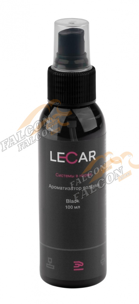 Ароматизатор жидкий спрей 100 мл (LECAR) Черный лед