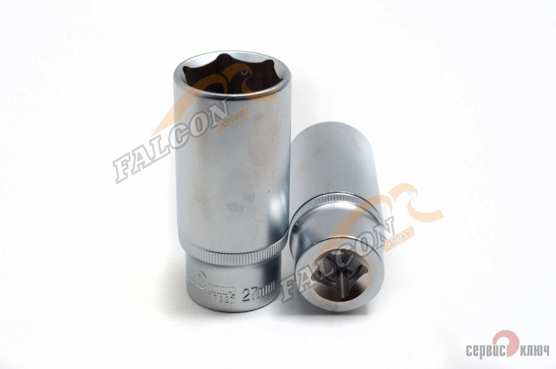 Головка *27 1/2" 6 гр (Сервис Ключ) удлин