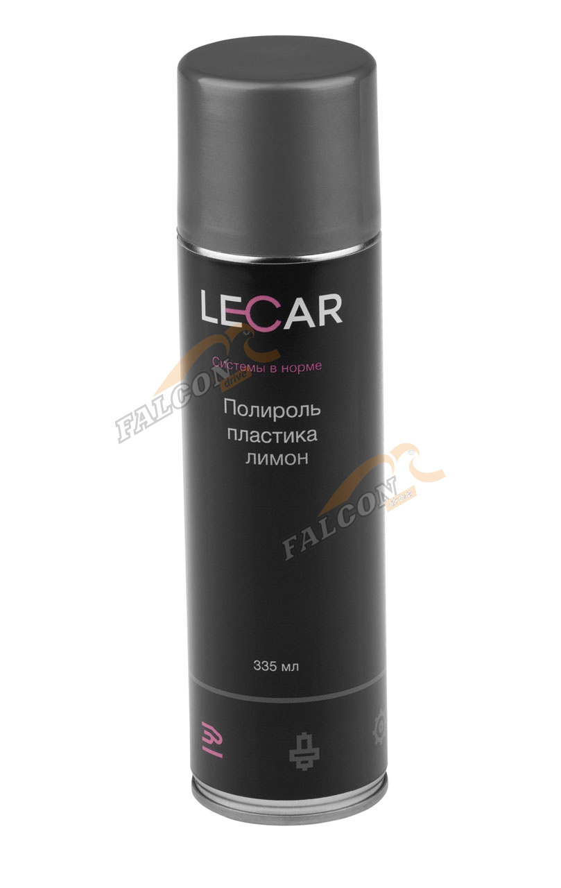 Полироль салона для пластика аэр 335 мл (LECAR) яблоко
