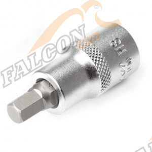 Головка со вставкой шестигр 9 мм 1/2" L 55мм (ДТ)