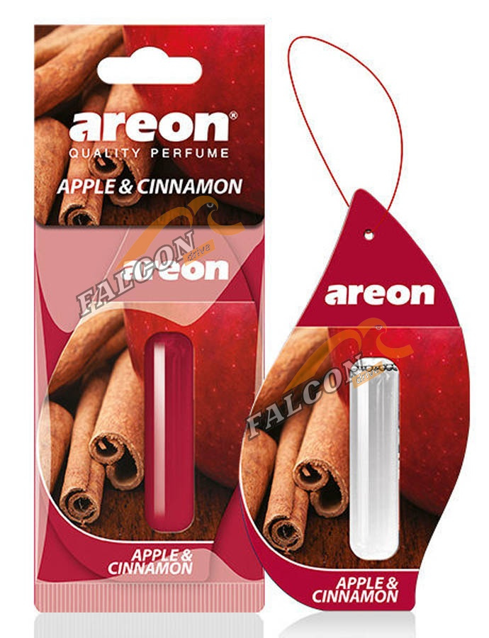 Ароматизатор подвес жидкий (AREON)  LIQUID 5мл Яблоко и Корица 704LR07