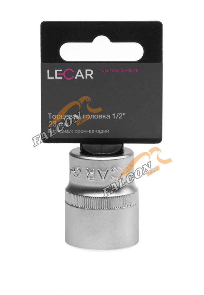 Головка *23 1/2" 6 гр (LECAR) хром-ванадий