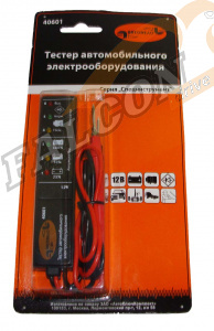 Тестер АКБ светодиодный (АвтоДело) 12В (12308) 40601
