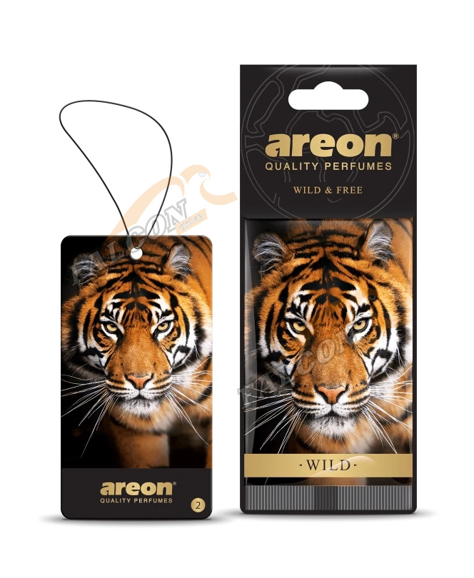 Ароматизатор подвес картон (AREON)  "WILD"  Wild & Free new ТИГР